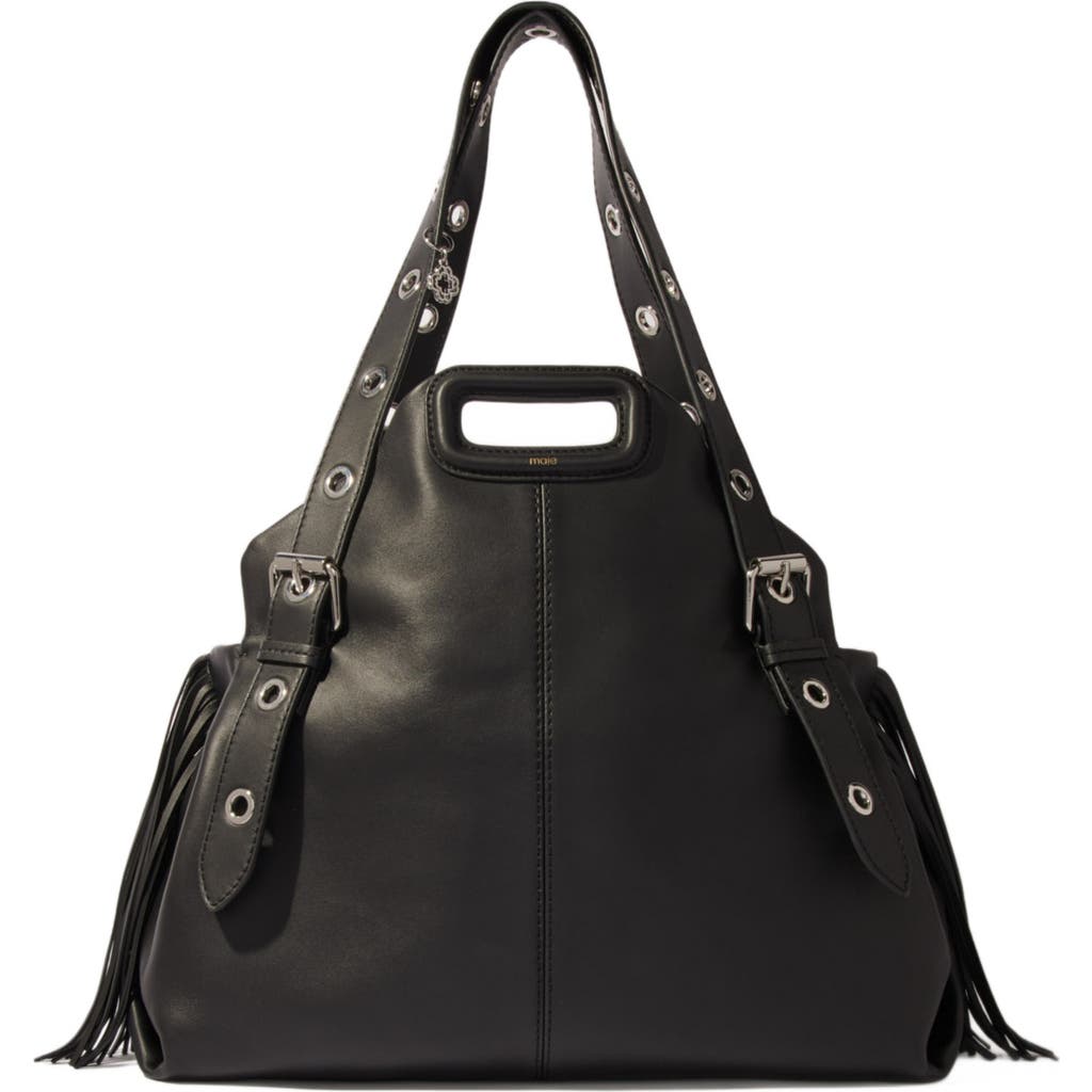 Maje Miss M Shoulder Bag In Black