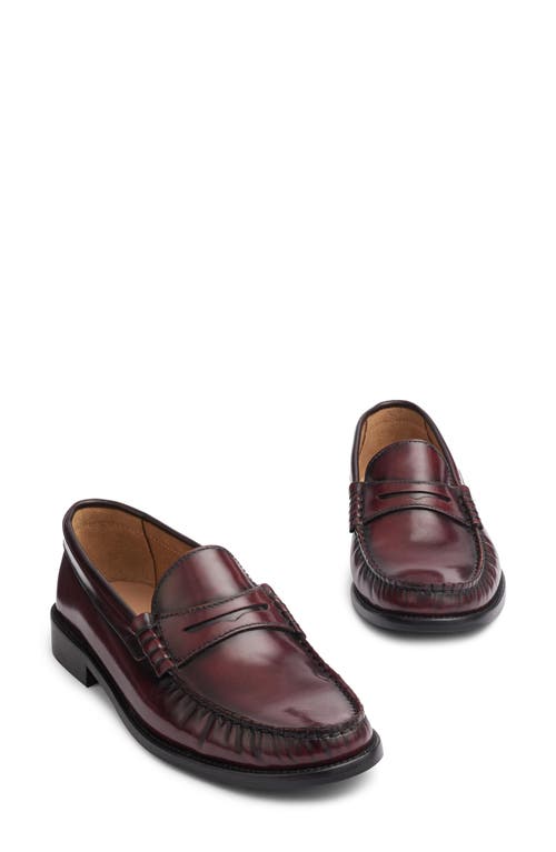 Shop Lk Bennett Solo Casual Loafer In Bordeaux