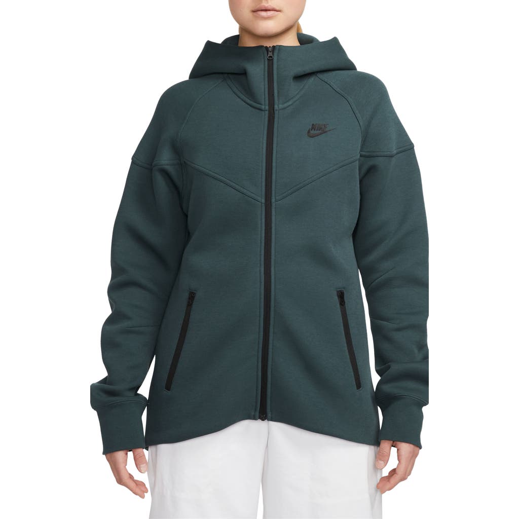 Nike Sportswear Tech Fleece Windrunner Zip Hoodie In Green