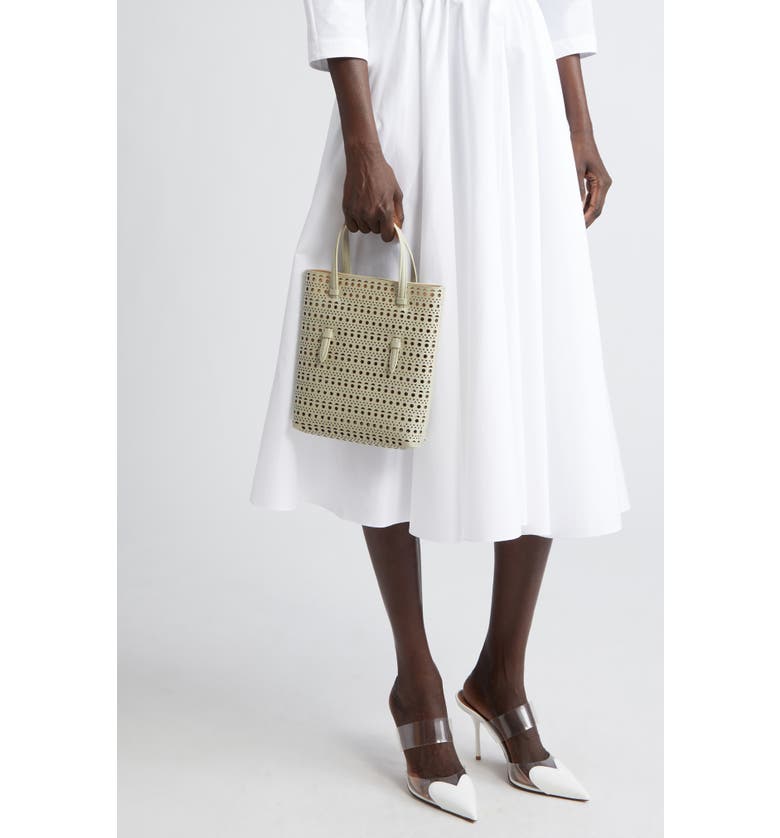 Alaïa Mina Perforated Leather Tote | Nordstrom