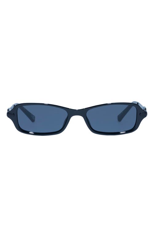 Le Specs Bamboozler 53mm Rectangular Sunglasses in Black at Nordstrom