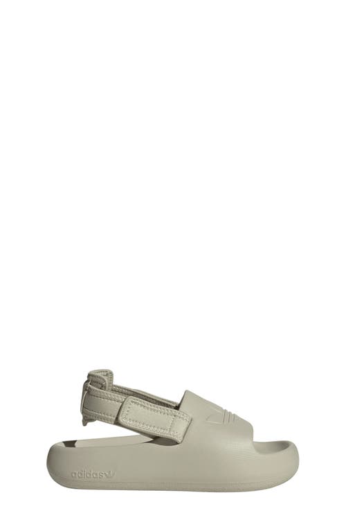 Adidas Originals Adifom Adilette Slides Kids In Putty Grey/ Putty Grey