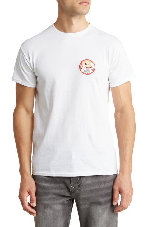 Sloth Astronaut Cotton Graphic T-Shirt