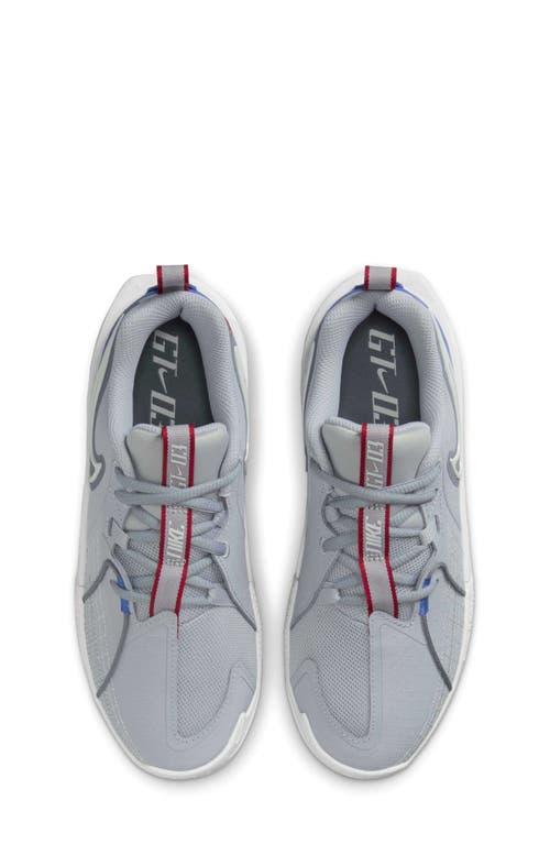 Nike Kids' G.t. Cut 3 Basketball Shoe In Wolf Grey/blue/sail
