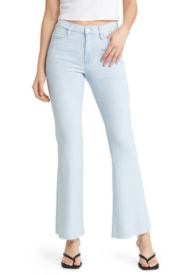 FRAME FRAME LE EASY RAW HEM FLARE JEANS 