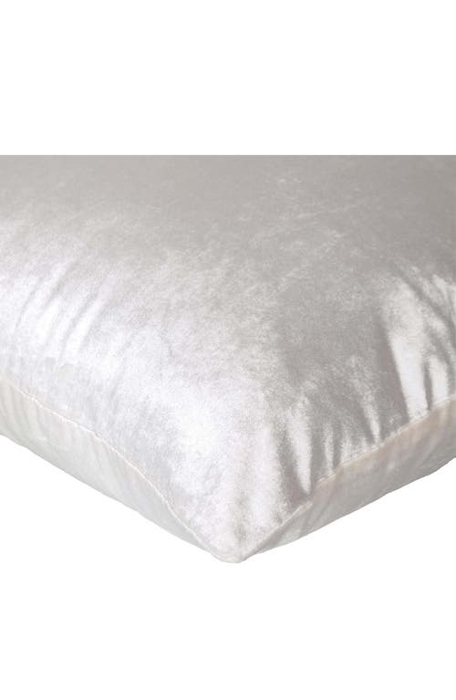 Parkland Collection Akari Square Throw Pillow In White