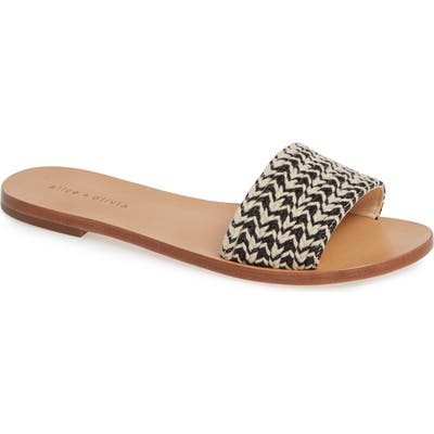 Alice + Olivia Haddie Sandal- Black