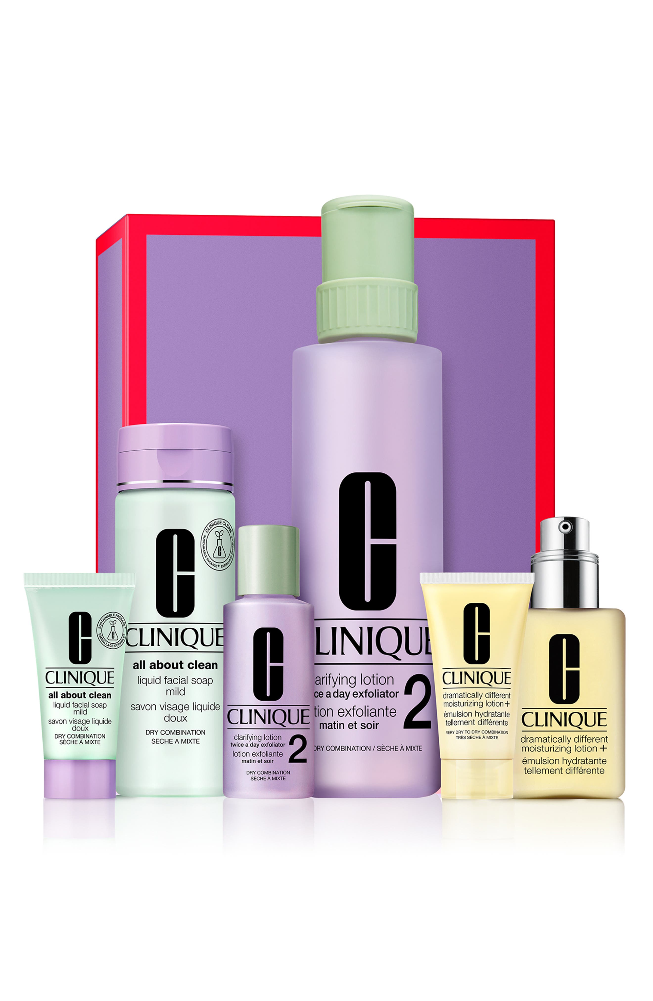 clinique set for combination skin