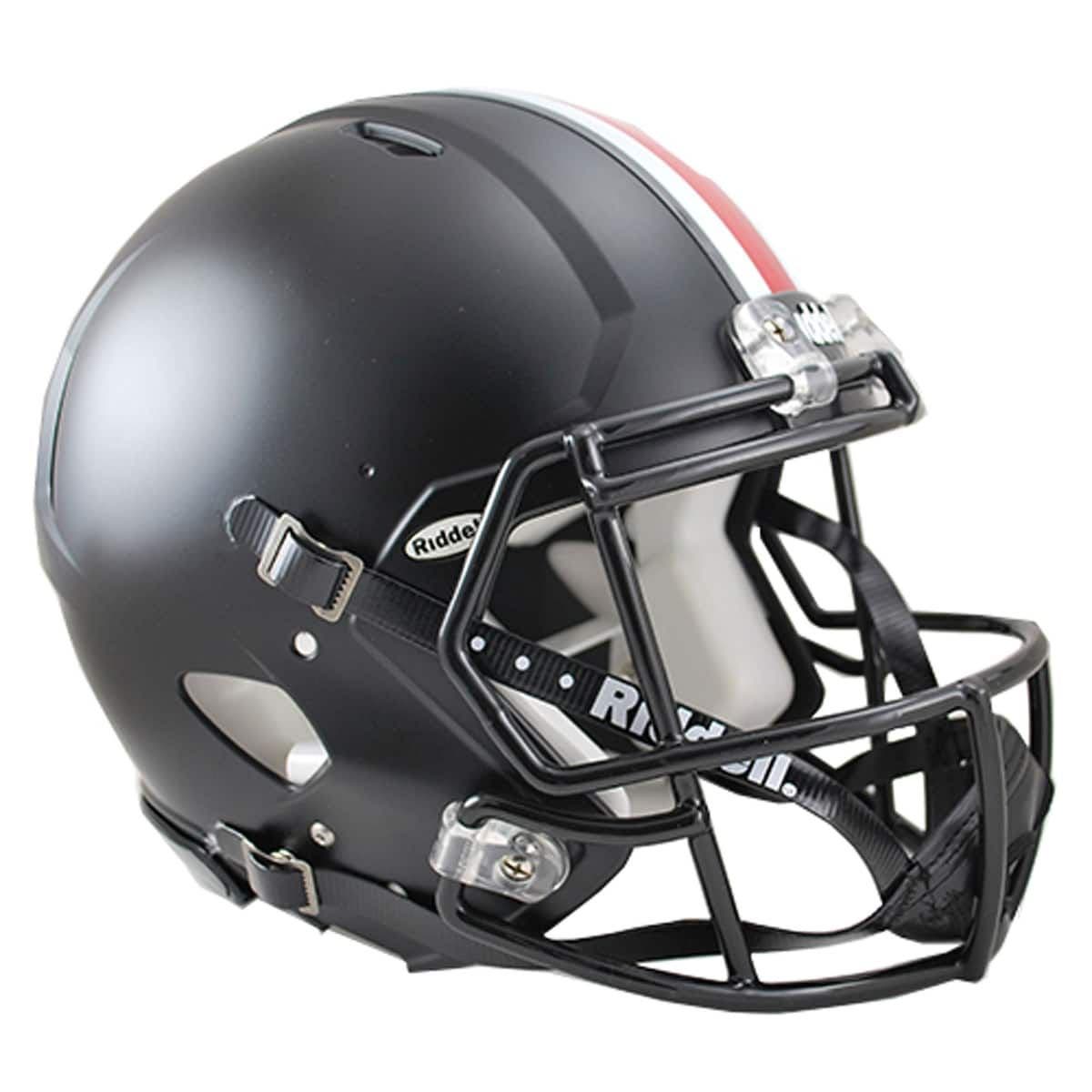 RIDDELL Ohio State Buckeyes Black Revolution Speed Full-Size Authentic ...