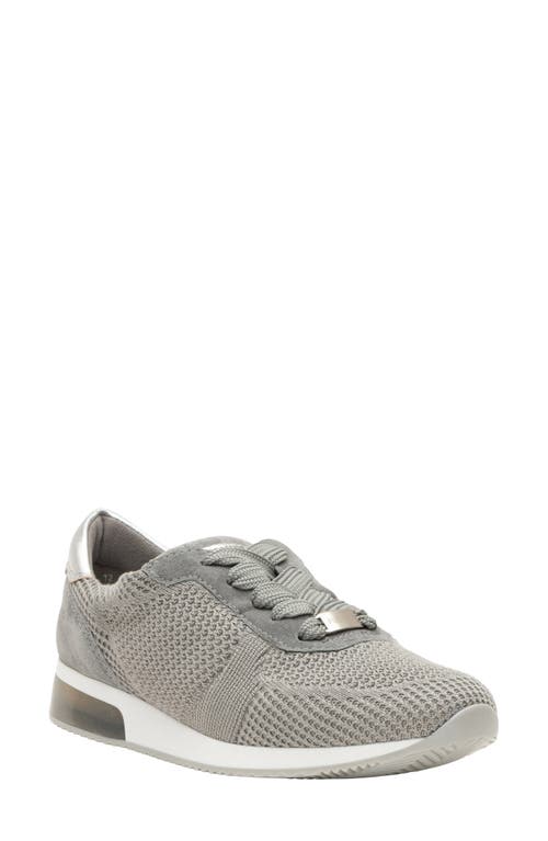 ara Leigh Lace-Up Sneaker Oyster Stretch at Nordstrom,