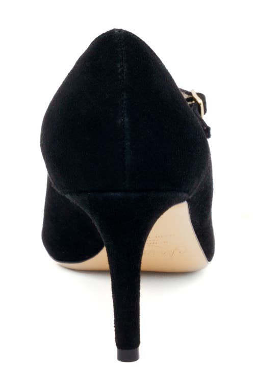 Amalfi By Rangoni Lucrezia T-strap Pump In Black Cashmere