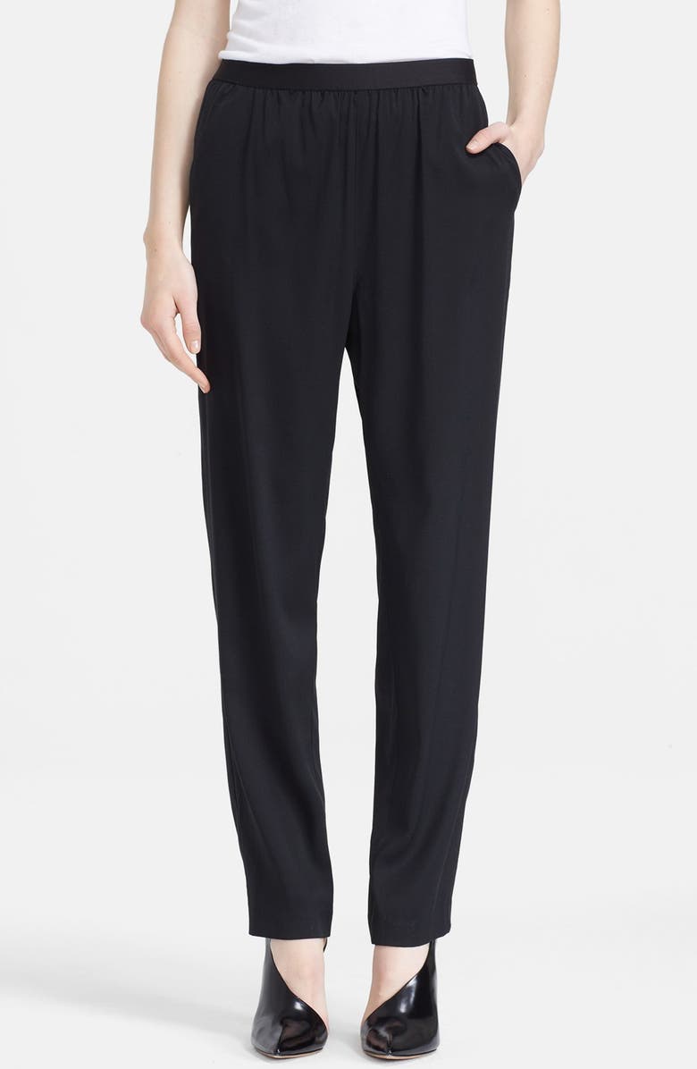 T by Alexander Wang Silk Twill Pants | Nordstrom