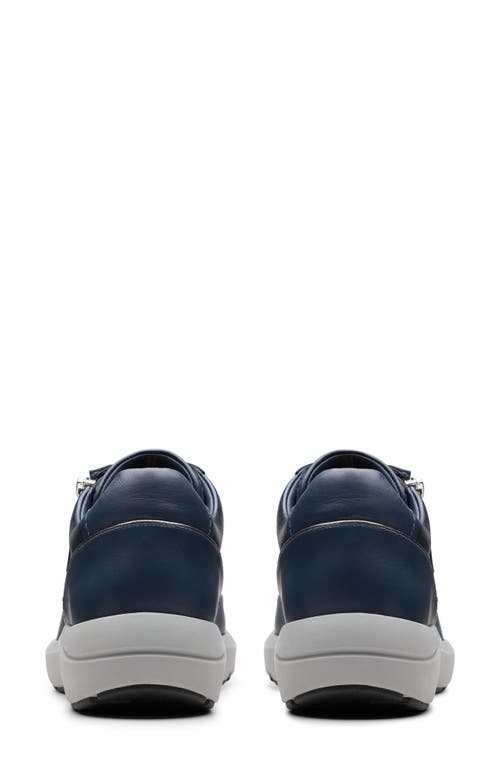 Clarksr Clarks(r) Tivoli Zip Sneaker In Navy Combi