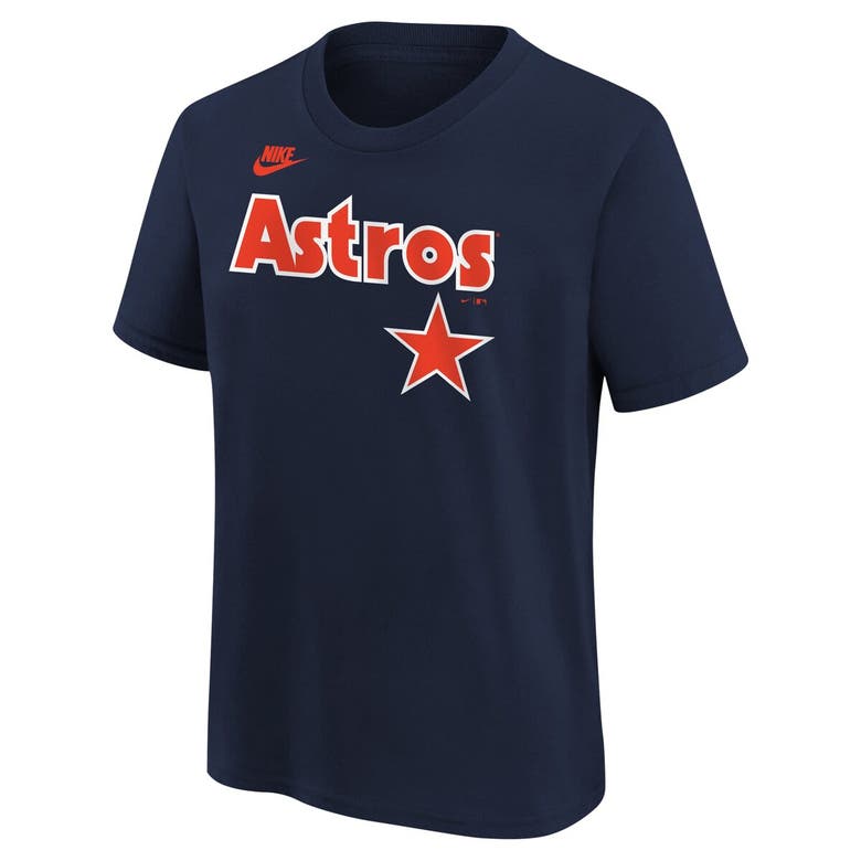 Shop Nike Youth  Craig Biggio Navy Houston Astros Cooperstown Collection Name & Number T-shirt
