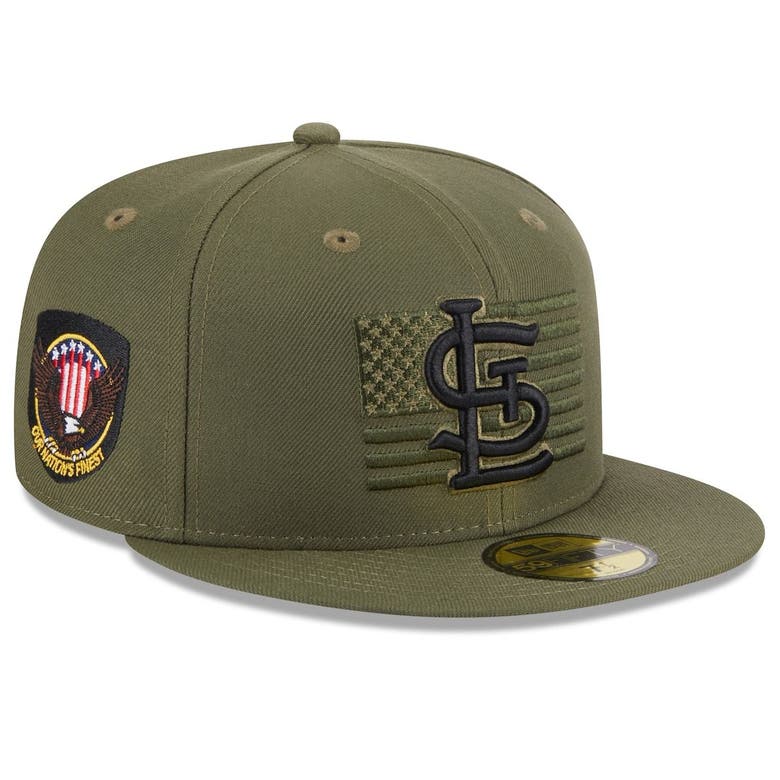 St. Louis Cardinals New Era 2023 Armed Forces Day On-Field 59FIFTY Fitted  Hat - Green