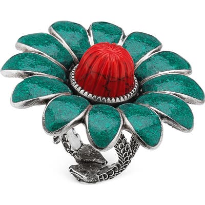 Gucci Gg Marmont Flower Ring