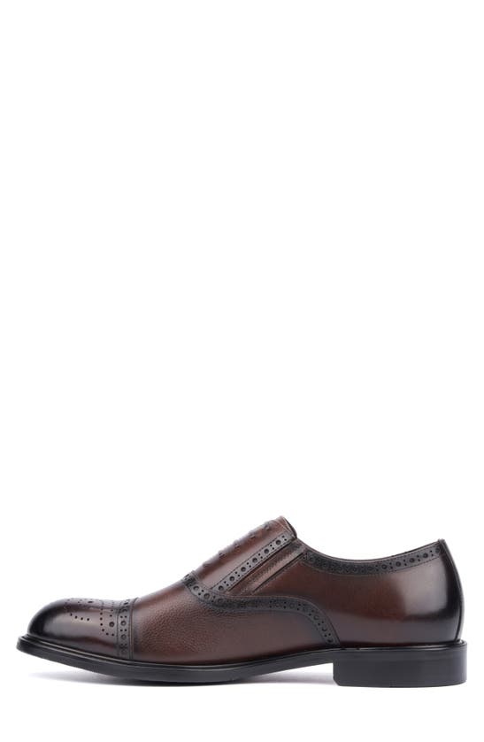 Shop Vintage Foundry Cosmio Slip-on Oxford In Brown