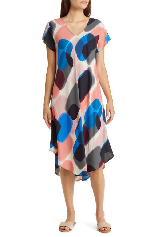 Masai Copenhagen Nebili Print Shift Dress in Crabapple