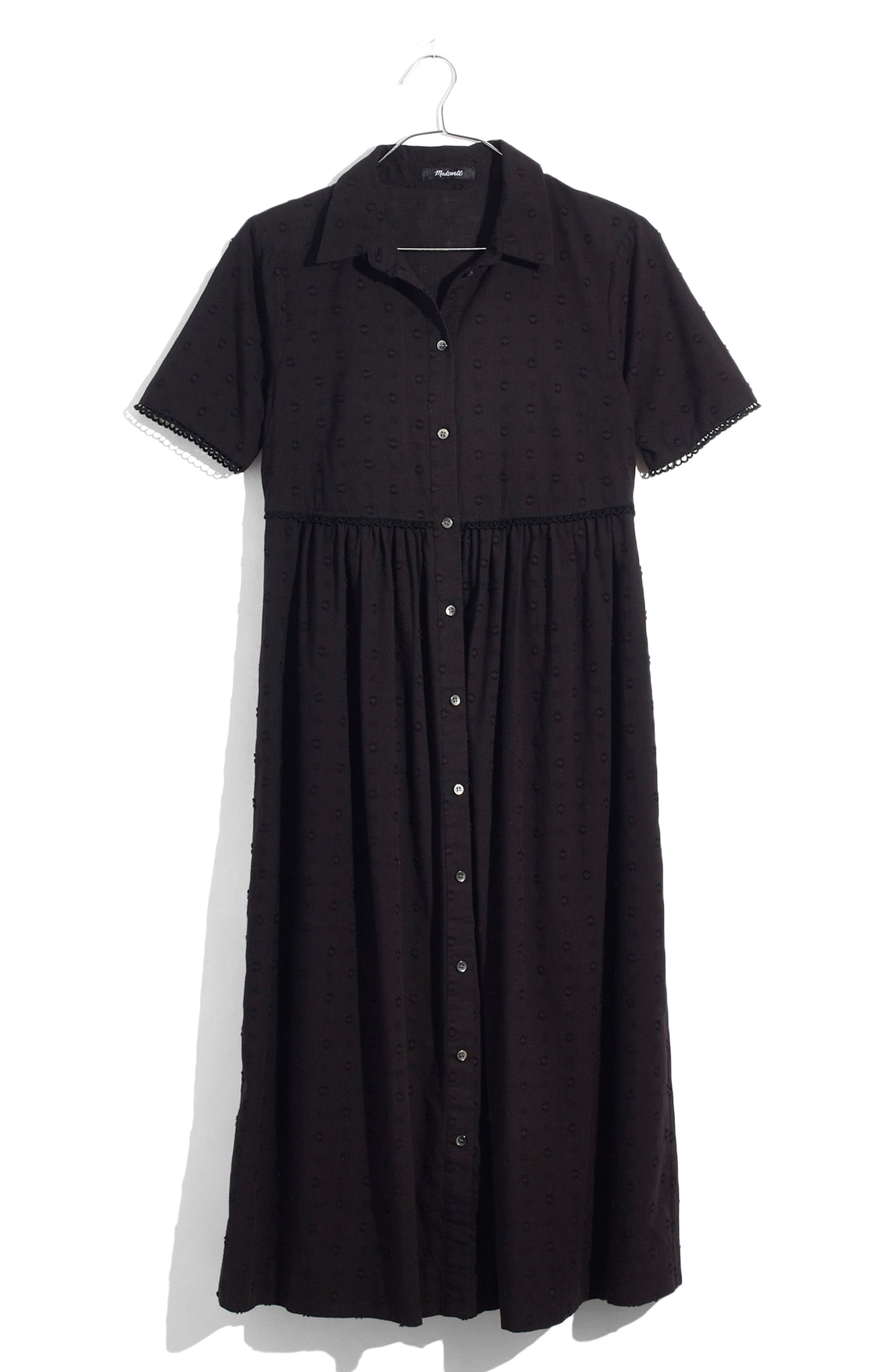 clipdot midi shirtdress