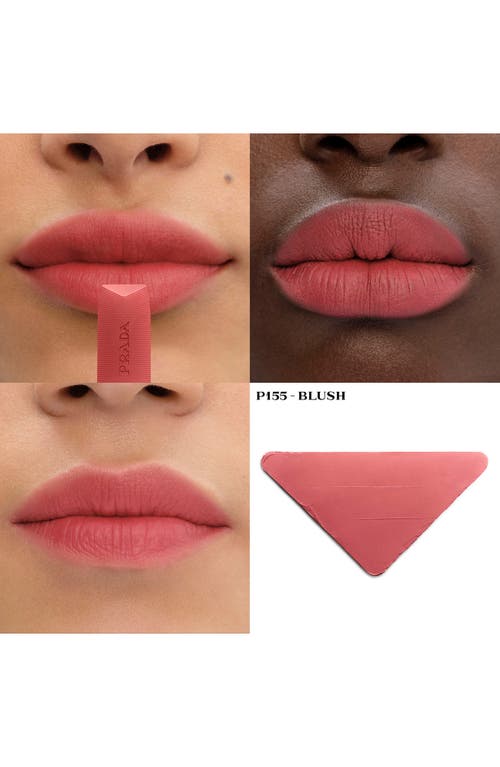 Prada Monochrome Soft Matte Refillable Lipstick In P155 Blush - Soft Pink
