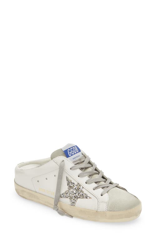 Shop Golden Goose Super-star Sabot Mule Sneaker In White/platinum