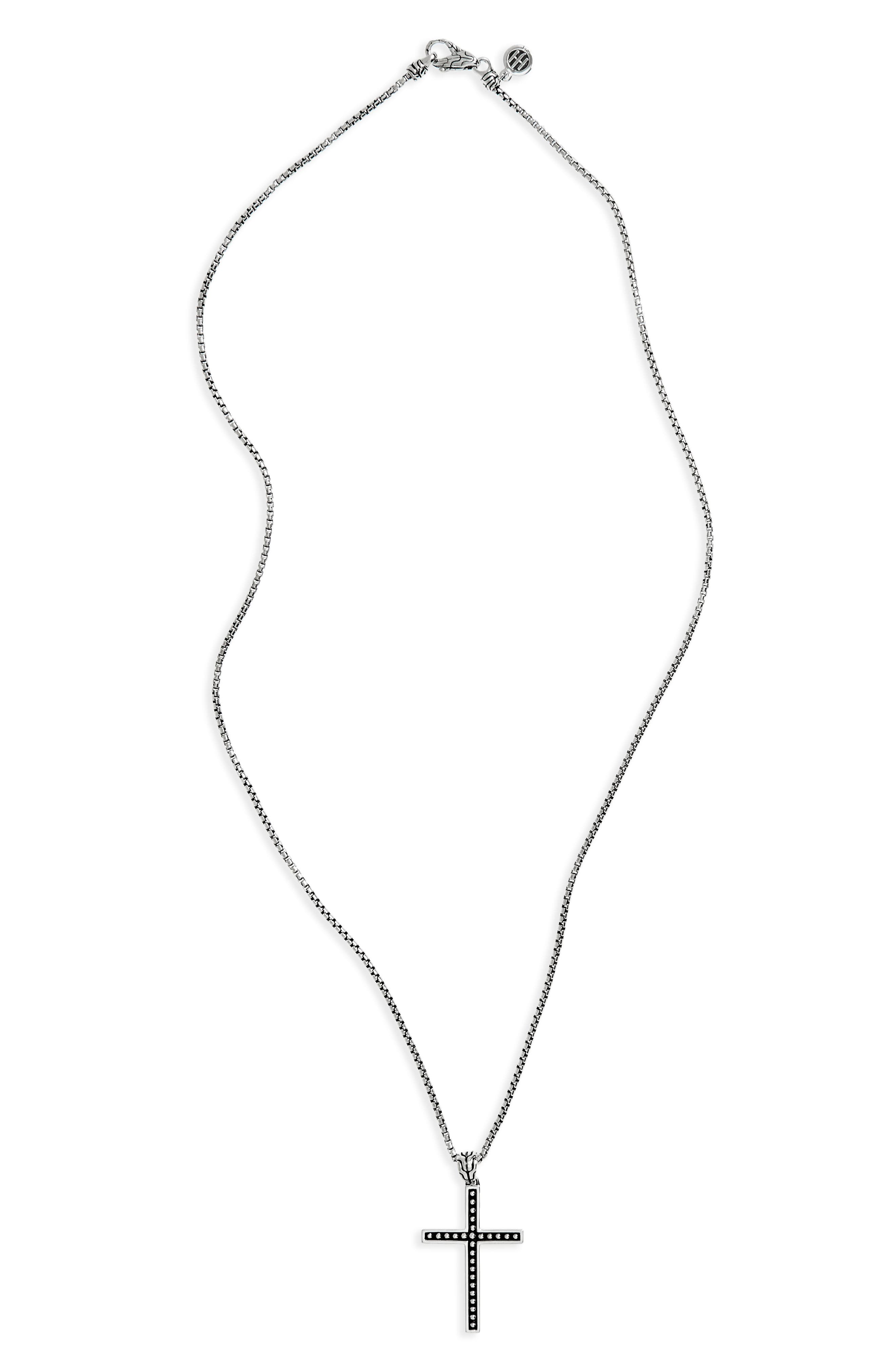 John Hardy Men's Classic Chain Cross Pendant Necklace Nordstrom
