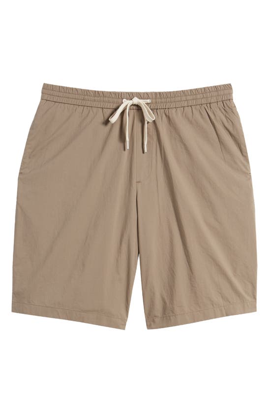 Shop Allsaints Canta Cotton Shorts In Earthy Brown