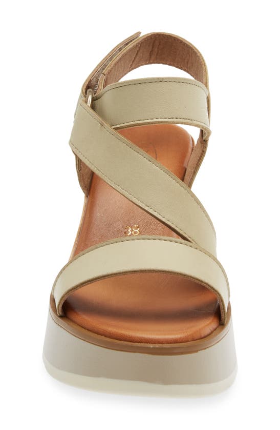 Shop Sheridan Mia Sofia Ankle Strap Wedge Sandal In Taupe