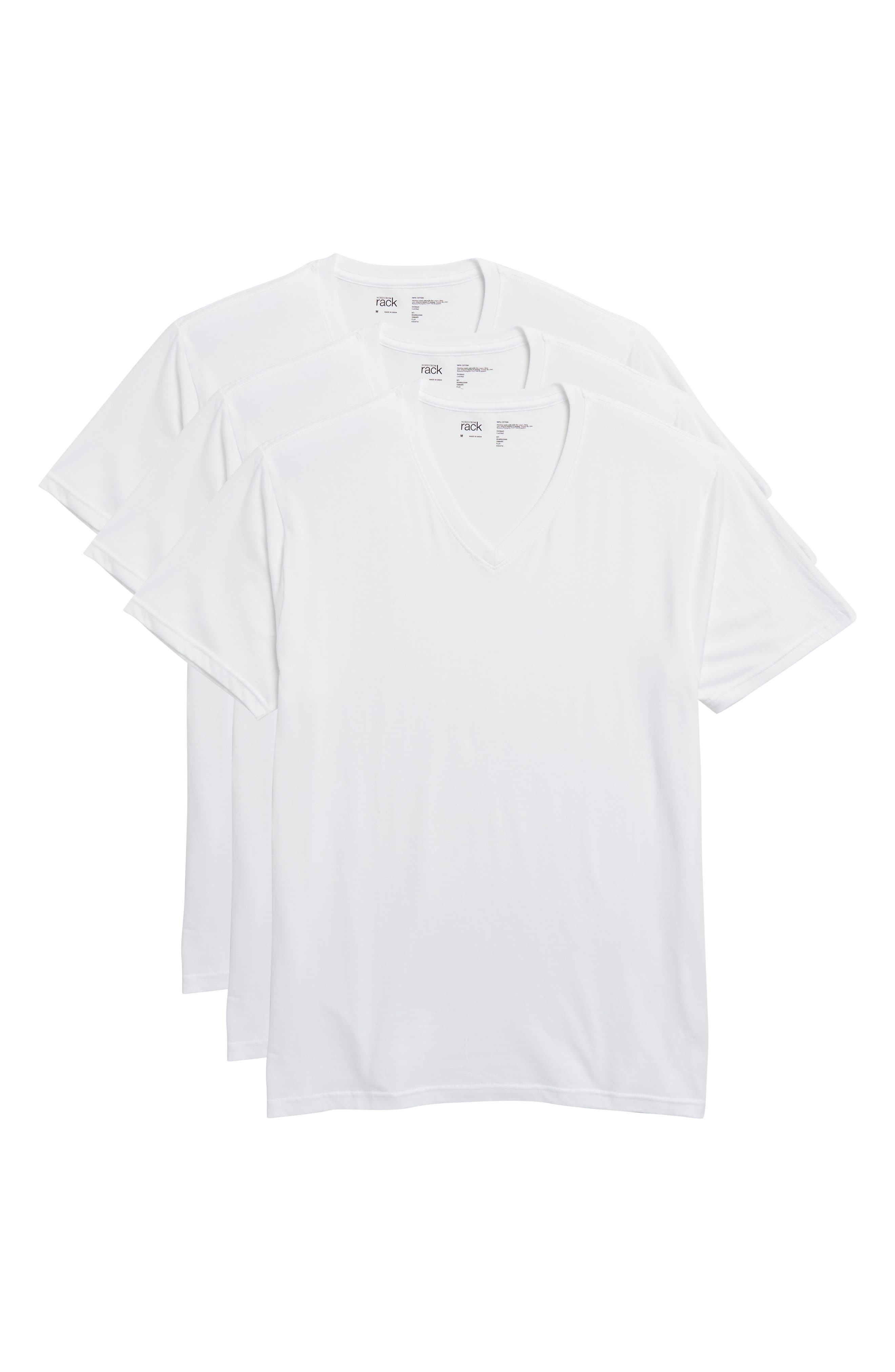 NORDSTROM RACK 3-Pack V-Neck Cotton T-Shirts | Nordstromrack