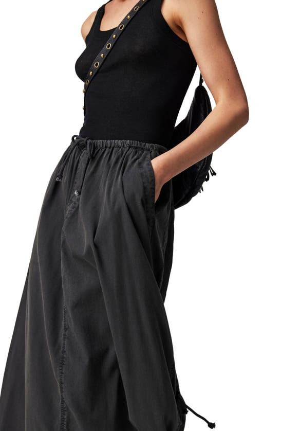 Shop Free People Picture Perfect Parachute Maxi Skirt In Black 2
