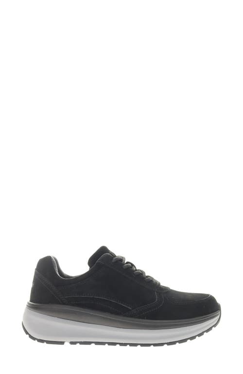 Shop Propét Ultima Sneaker In Black Suede