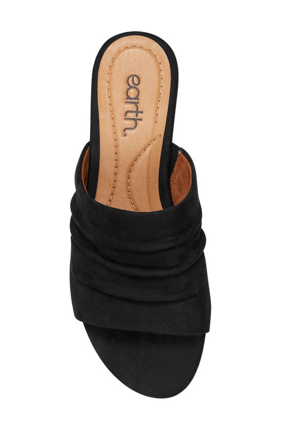 Shop Earth Talma Slide Sandal In Black