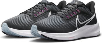 Nike Men's Pegasus 39 Running Shoes, Size 6, Black/White/Blue