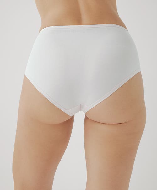 Shop Pact Organic Cotton Everyday High Cut Brief 6-pack In Neutrals