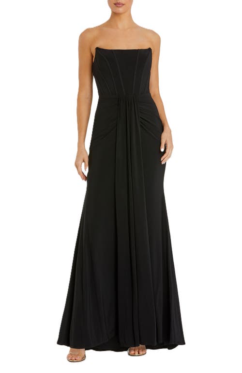 Mac Duggal Women's Ieena Strapless Sweetheart Jersey Gown With Waist Detail In Black