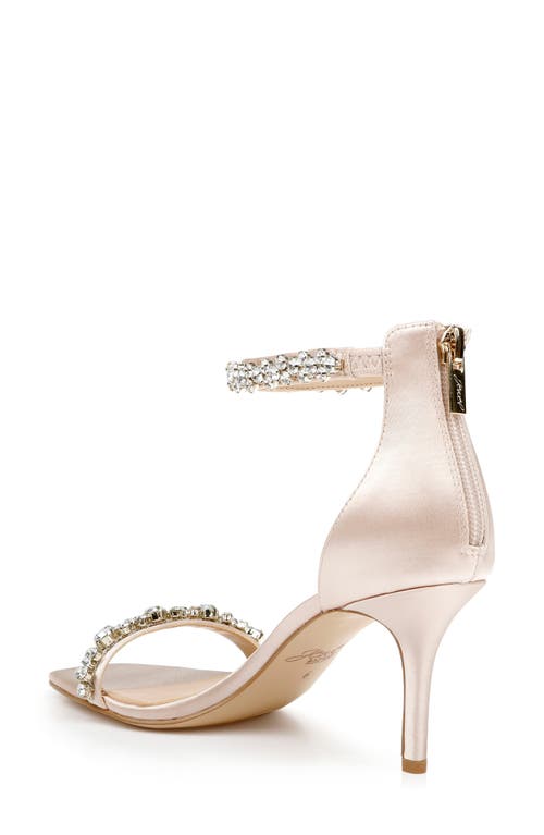 Jewel Badgley Mischka Dustyn Metallic Sandal In Champagne