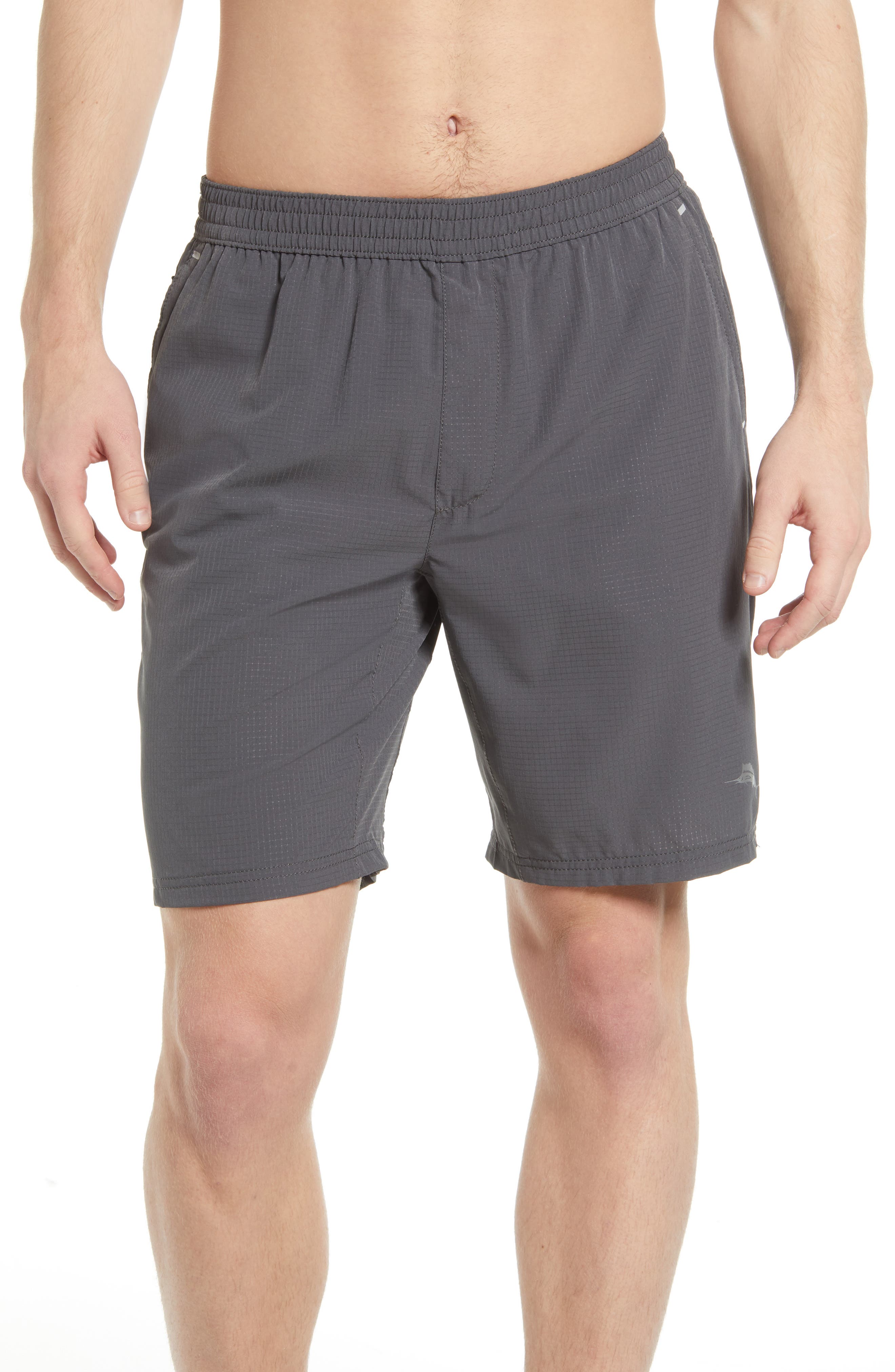 gray swim trunks