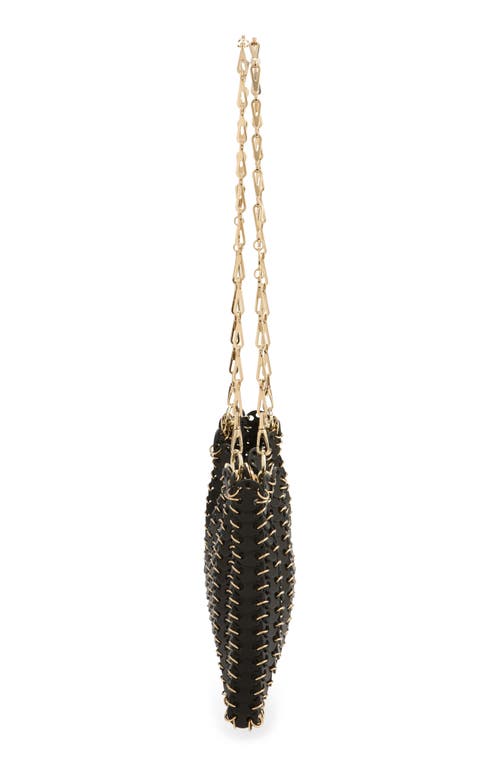 Rabanne 1969 Shoulder Bag In Black / Gold