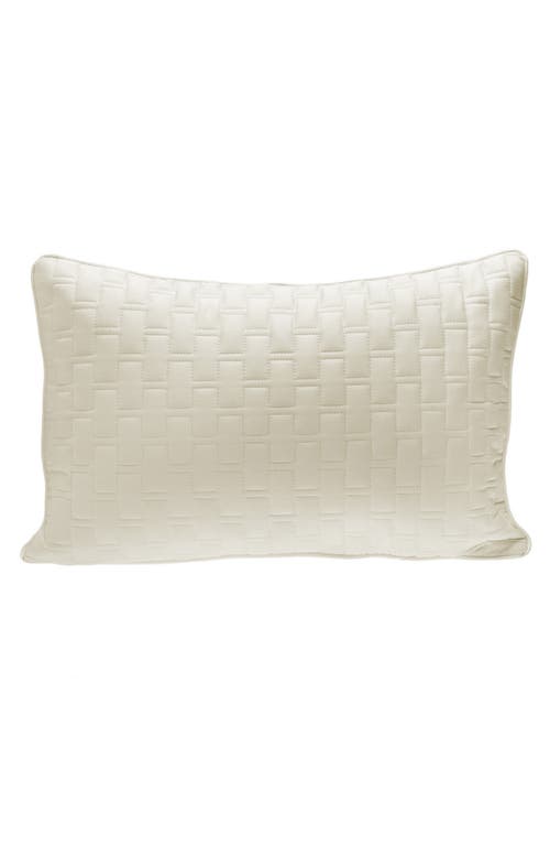BedVoyage Quilted Throw Pillow in Ivory at Nordstrom