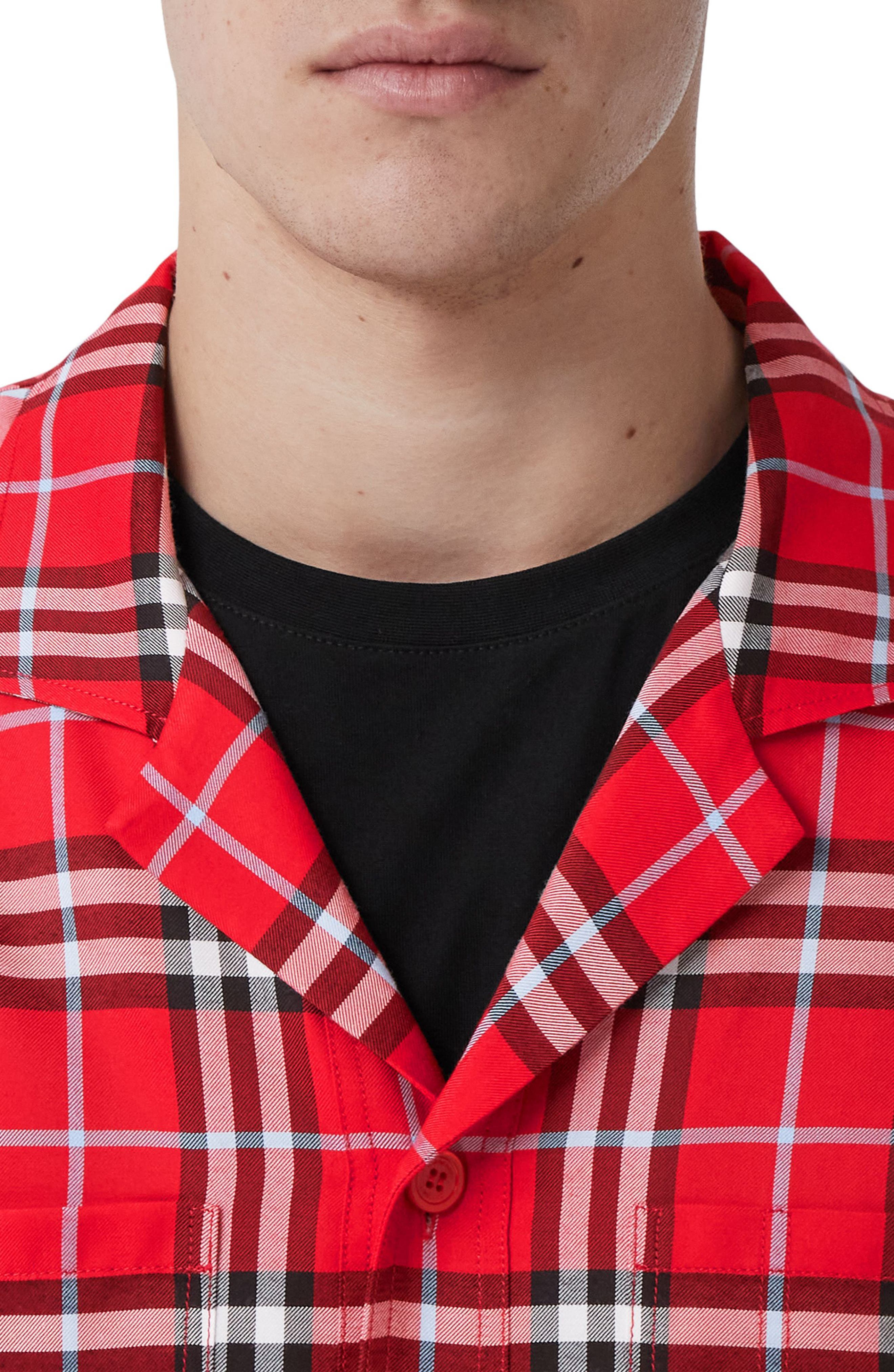 burberry camp shirt