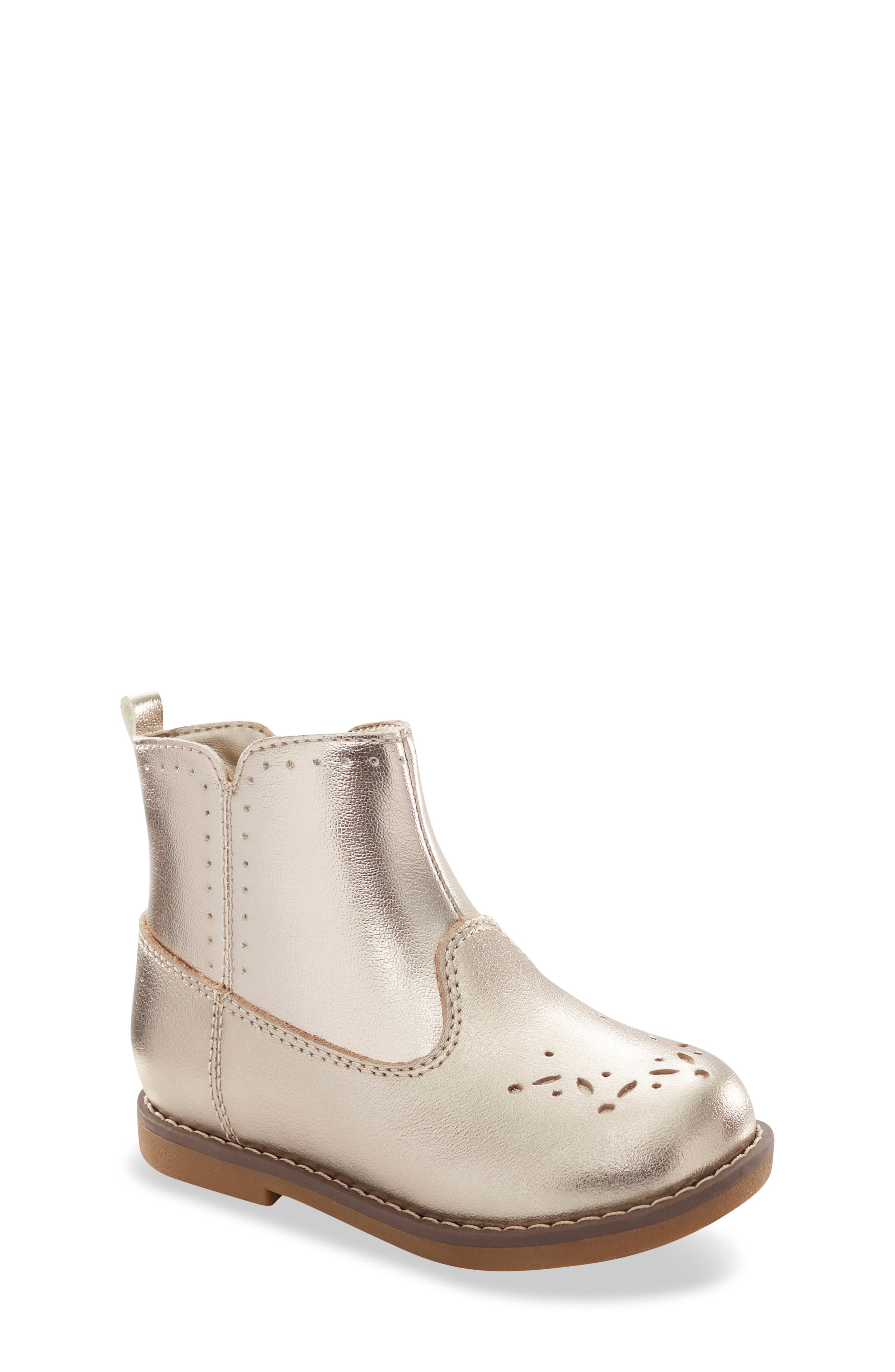 Stride Rite Stella Bootie in Gold 