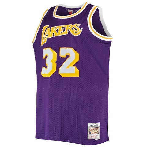 Shaquille O'Neal Los Angeles Lakers Mitchell & Ness Youth 1996-97 Hardwood  Classics Fadeaway Swingman Jersey - Black/Gold