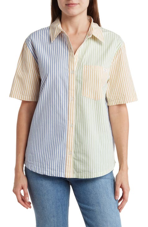 Nauti Stripe Short Sleeve Button-Up Shirt
