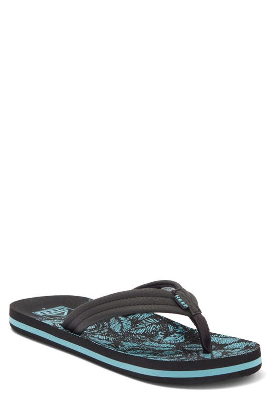 Shop Reef Kids' Ahi Flip Flop In Aquifer Palm