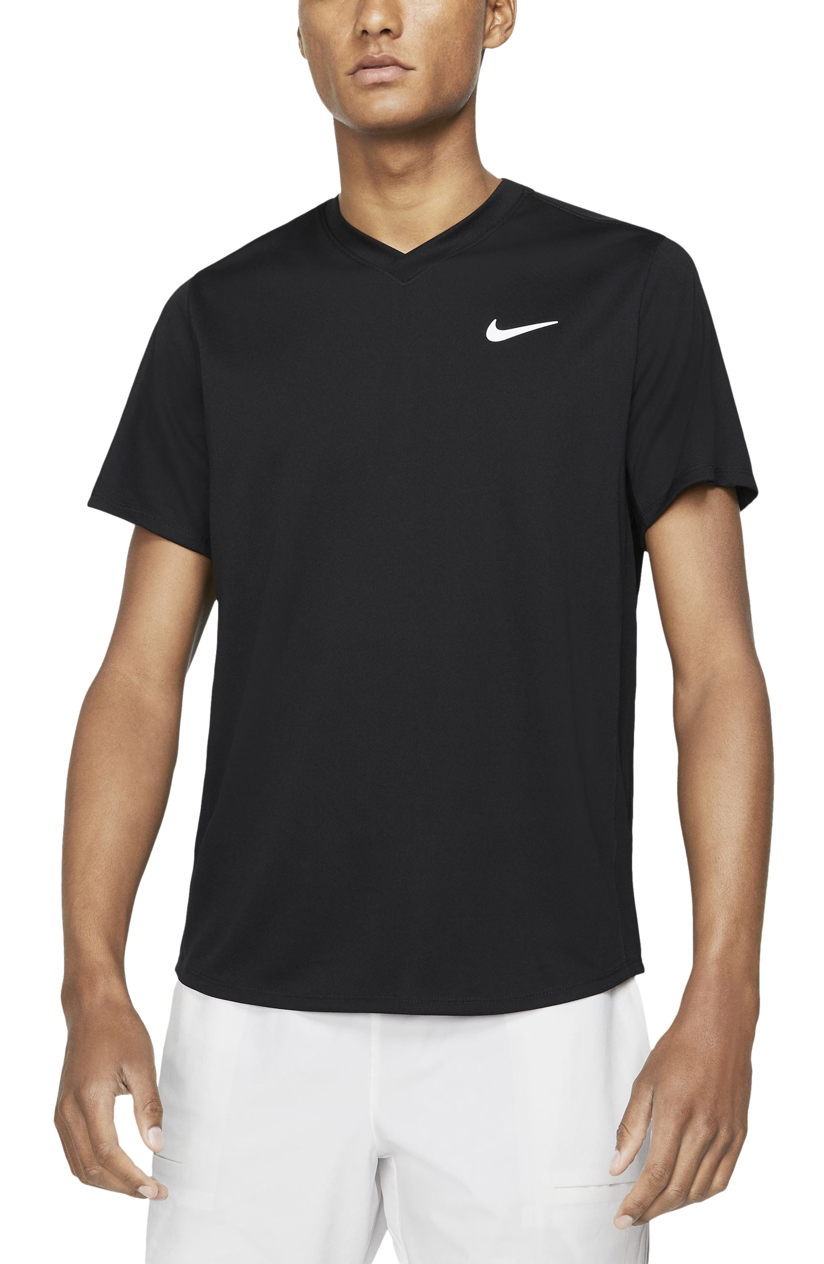 nike dri fit v neck men's shirts