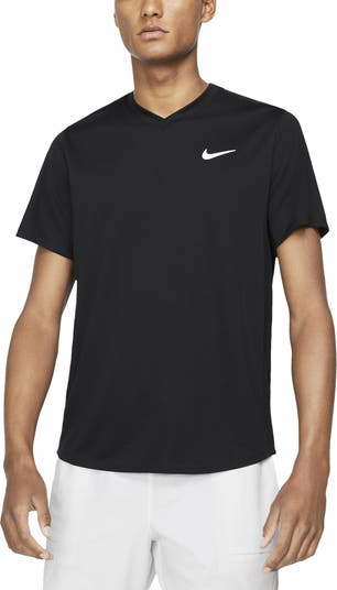 Men's v neck hot sale dri fit shirts