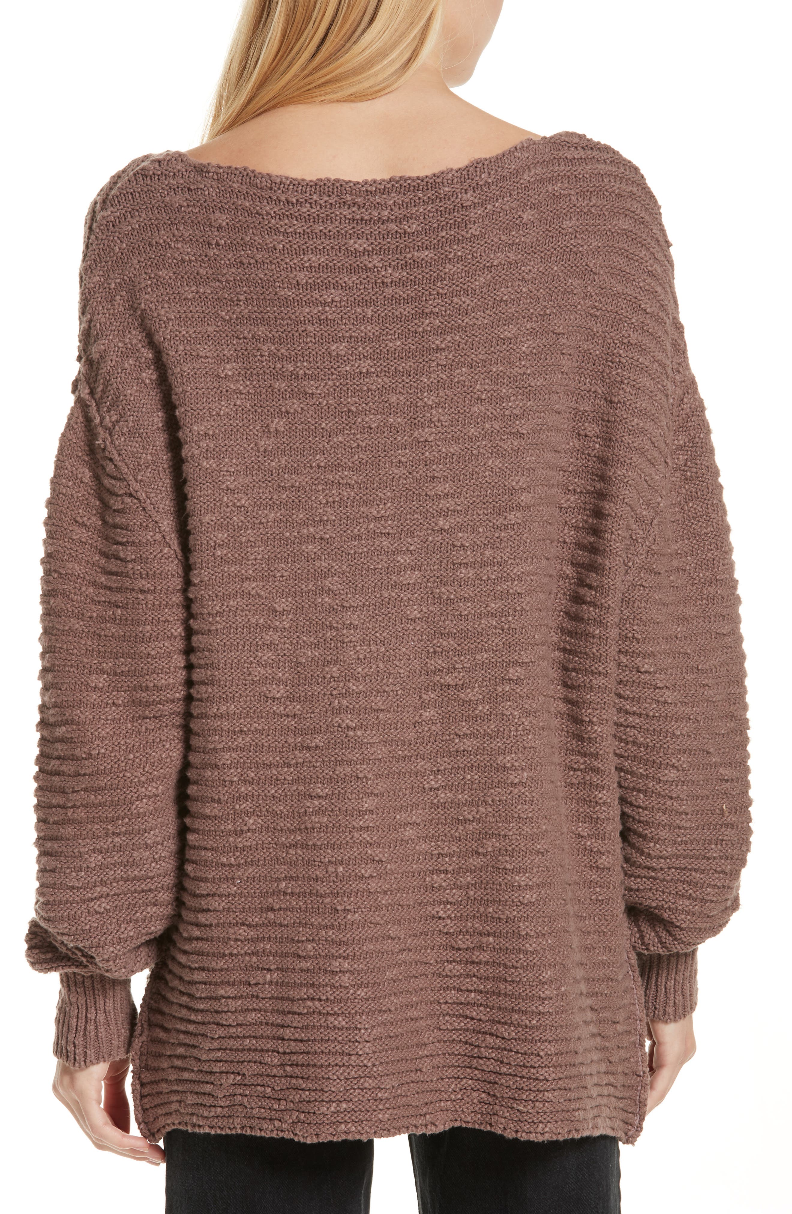 free people menace solid tunic sweater