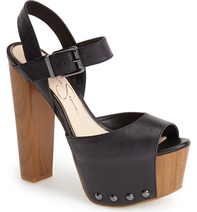 Jessica Simpson 'Daelyn' Studded Leather Platform Sandal (Women) | Nordstrom