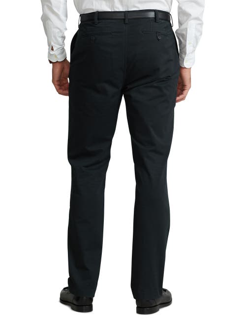 Shop Polo Ralph Lauren Stretch Chino Pants In Black