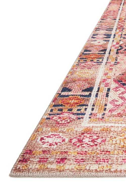 Loloi Layla Collection Rug In Magenta/multi